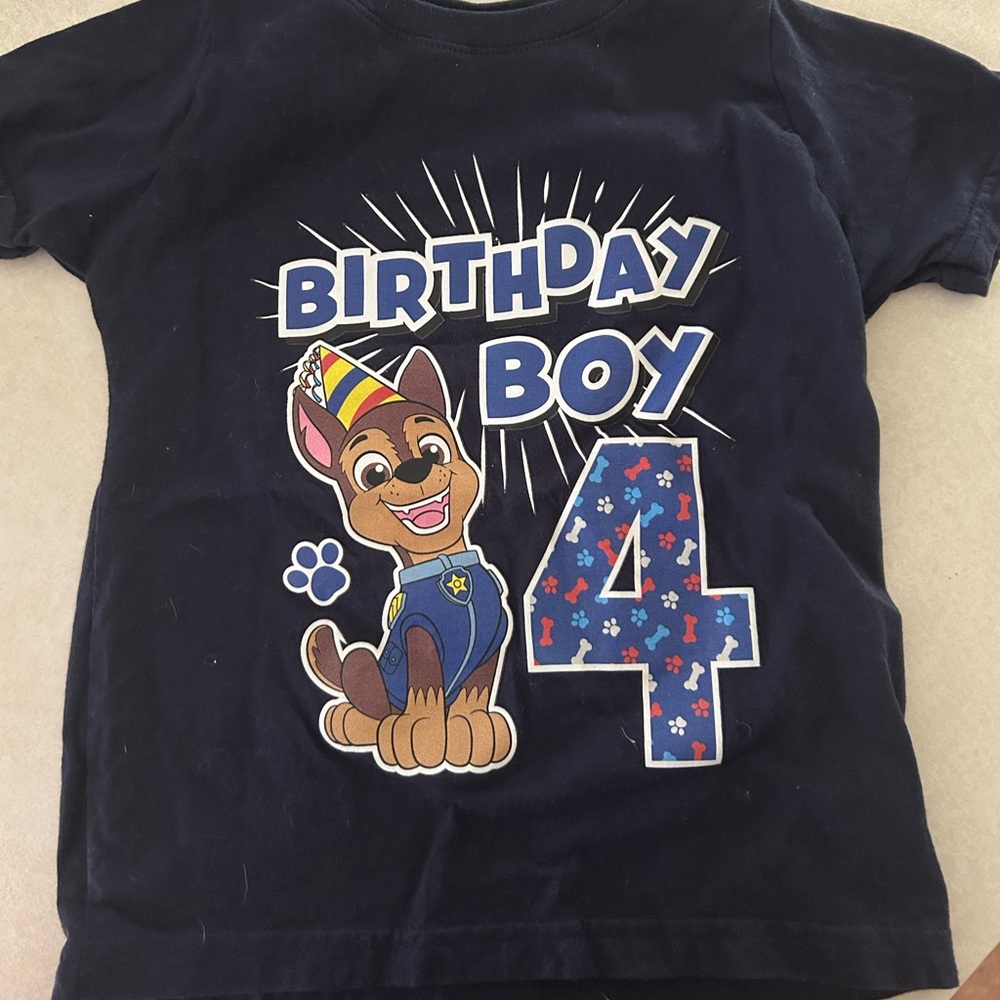 Paw Patrol atrol chase birthday shirt 4